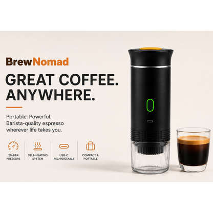 BrewNomad - 3 in 1 Portable Espresso Machine